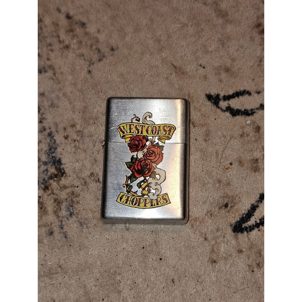 West Coast Choppers 2007 Limited Edition Lighter Roses Biker Chrome